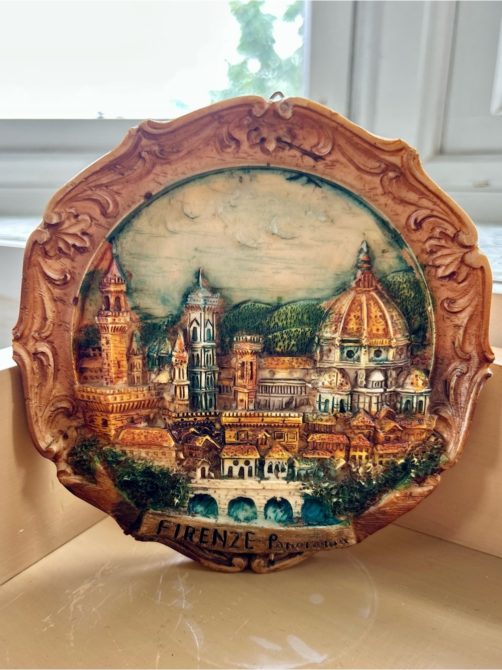 Firenze Florence Italy Vintage 3D wooden Panorama Souvenir 1950’s